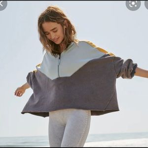 Free People Movement Split Second Half Zip Pullover